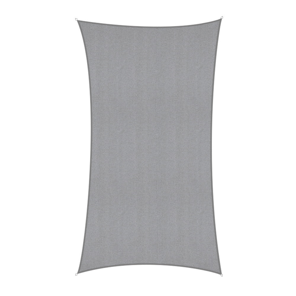 Instahut Sun Shade Sail Shadecloth Canopy Rectangle 280gsm 4x6m Awezingly