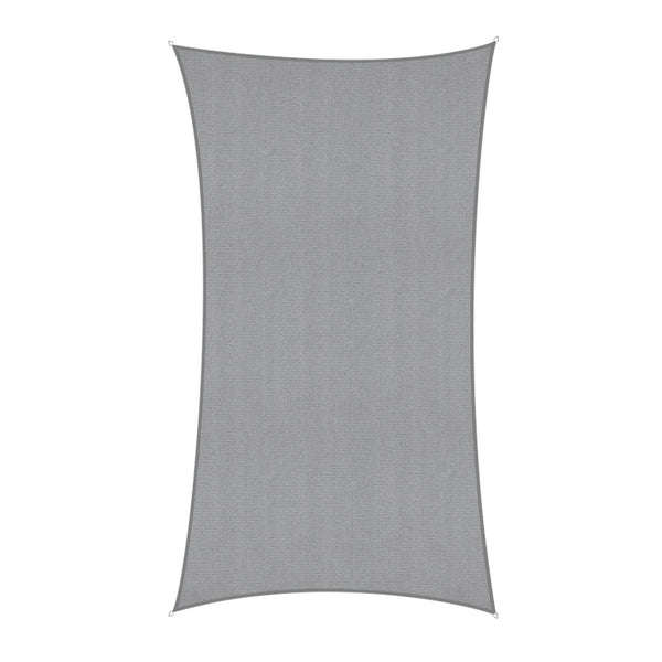 Instahut Sun Shade Sail Shadecloth Canopy Rectangle 280gsm 4x6m Awezingly