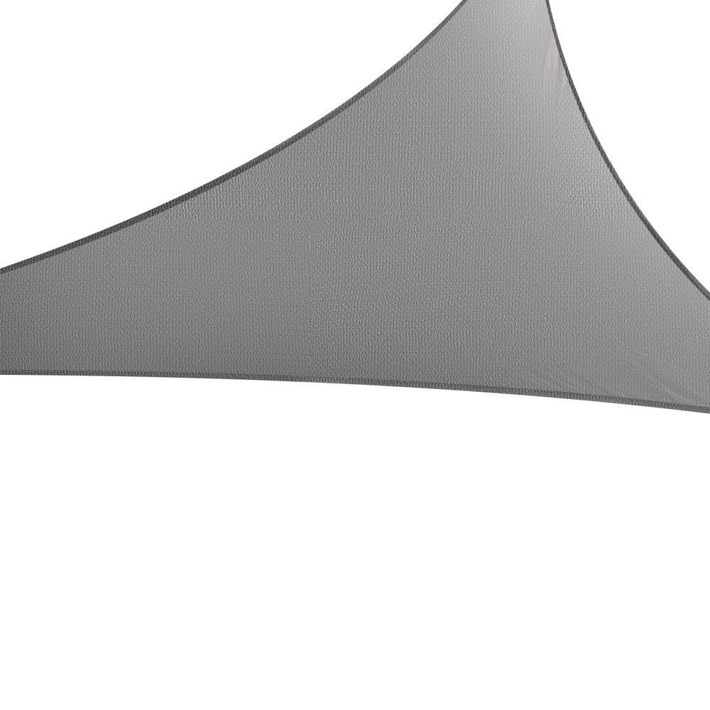 Instahut Shade Sail Cloth Shadecloth Canopy Triangle 280gsm 5x5x7.1m Instahut