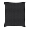 Instahut Sun Shade Sail Cloth 98% UV Block Outdoor Canopy Rectangle 5X6M Black