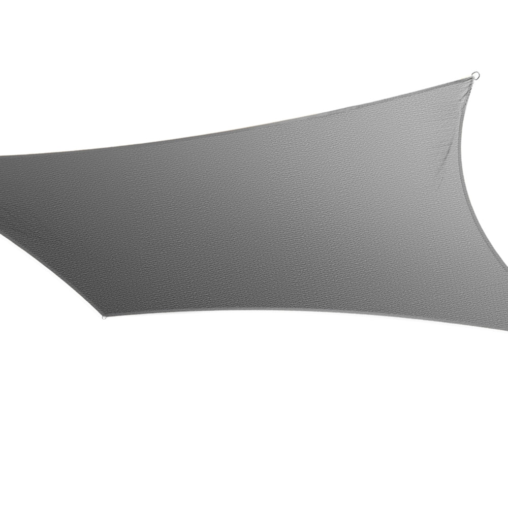Instahut Shade Sail Cloth Shadecloth Square Sun Canopy 5x6m Awezingly