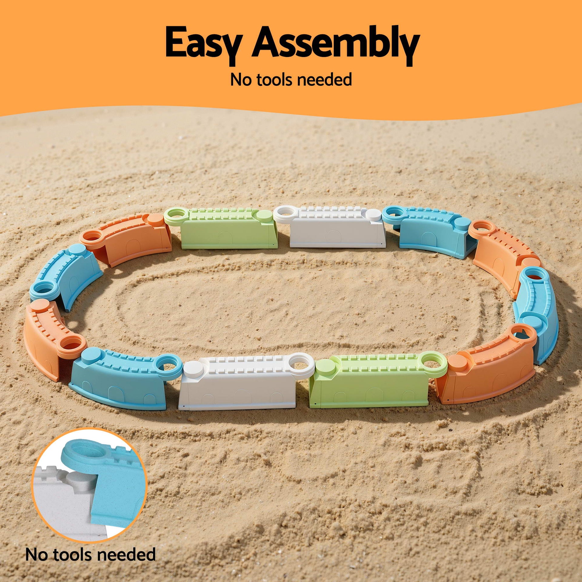 Keezi Kids Sandpit Set Beach Toys Sand Box Outdoor Backyard Play Area Awezingly