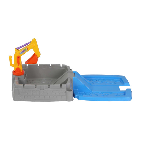 Keezi 2-in-1 Kids Sandpit Water Table Working Excavator Digger Sensory Play Toys Awezingly