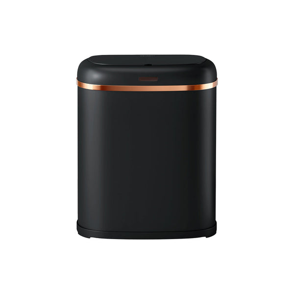 Devanti 38L Motion Sensor Bin Rubbish Automatic Black Devanti