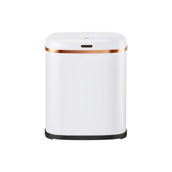 Devanti 38L Motion Sensor Bin Rubbish Automatic White Devanti