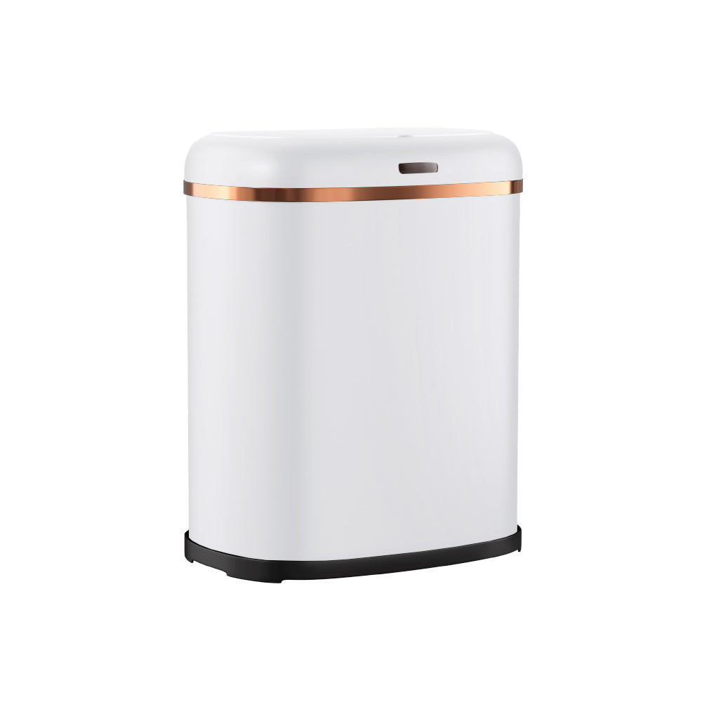 Devanti 38L Motion Sensor Bin Rubbish Automatic White Devanti