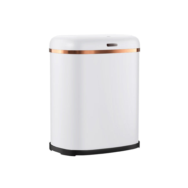 Devanti 38L Motion Sensor Bin Rubbish Automatic White Devanti