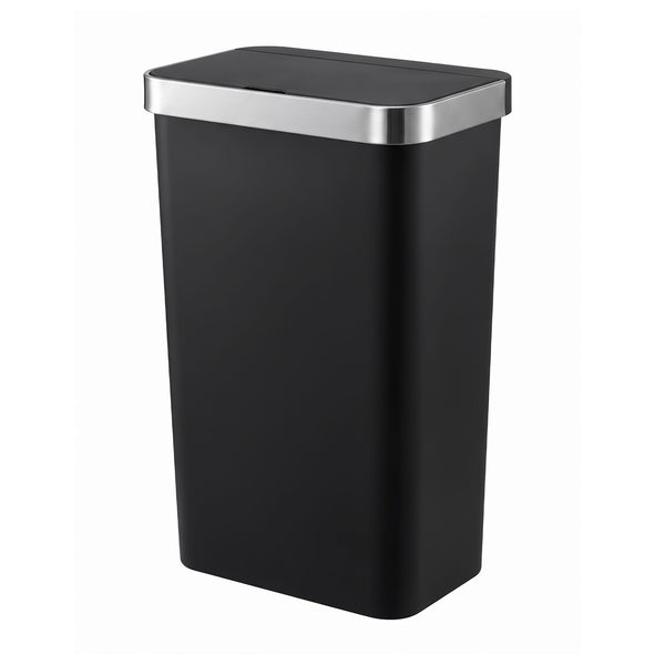 Devanti 50L Motion Sensor Trash Bin Automatic Kitchen Waste Dustbin Black Awezingly