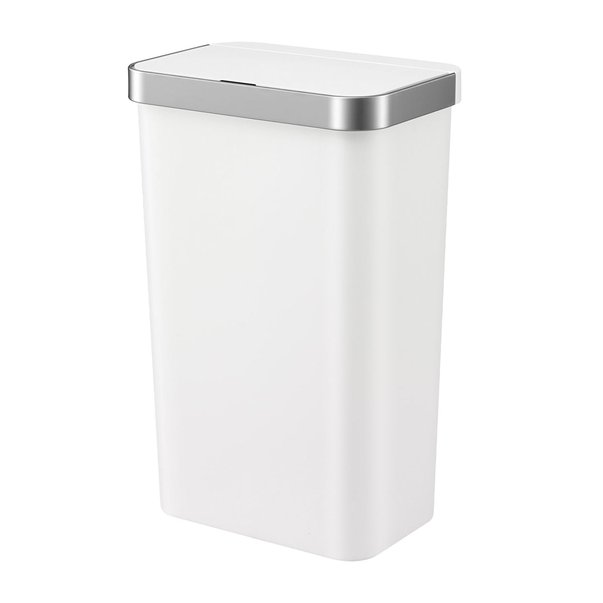 Devanti 50L Motion Sensor Trash Bin Automatic Kitchen Waste Dustbin White Awezingly