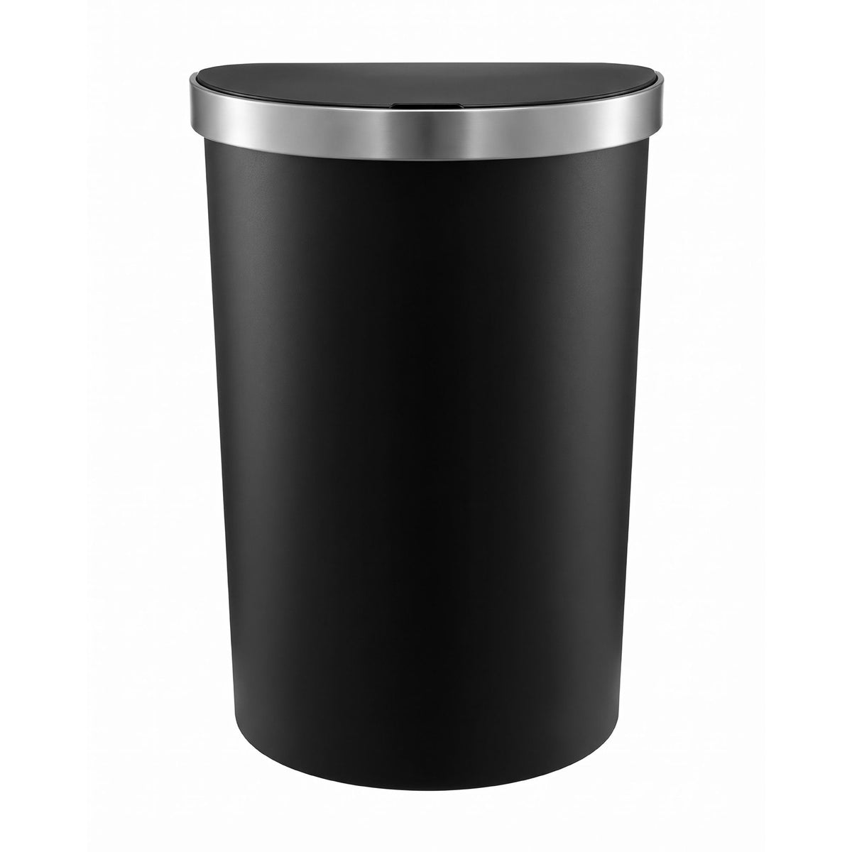 Devanti 50L Sensor Bin D-Shape Trash Can Kitchen Smart Rubbish Bin Black Awezingly
