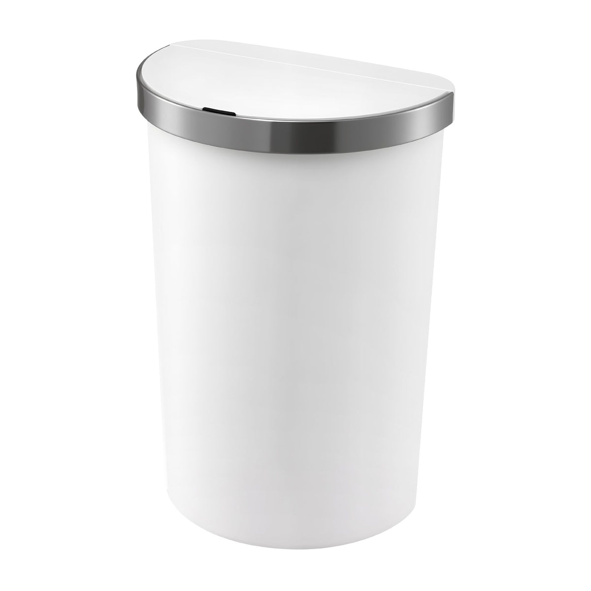 Devanti 50L Motion Sensor Bins Trash Can Kitchen Smart Rubbish Bin D-shape design White Awezingly
