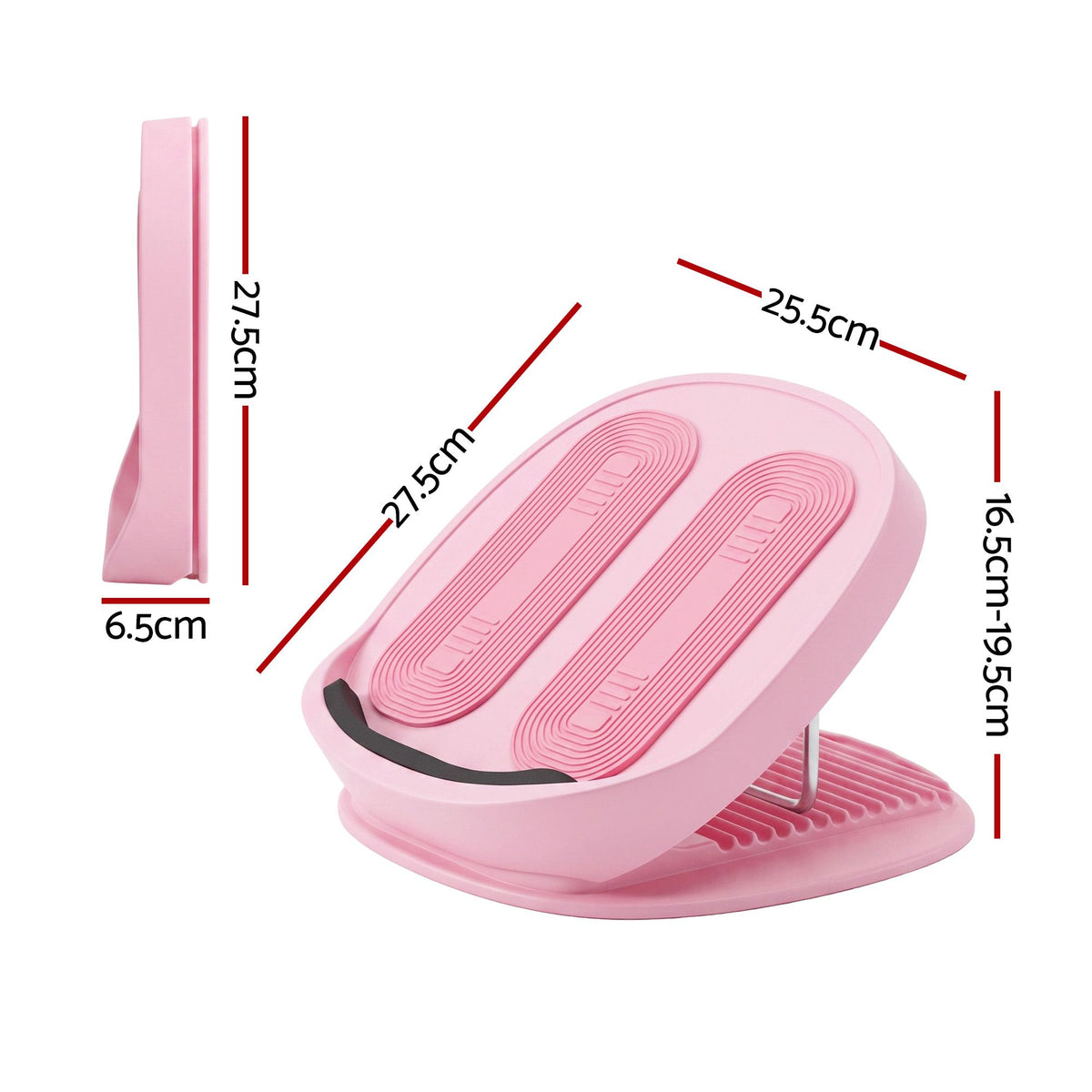 Everfit Slant Board, Balance Board, 14-Level Adjustable Incline Calf Stretcher for Stretching, Squats and Home Fitness Pink Awezingly