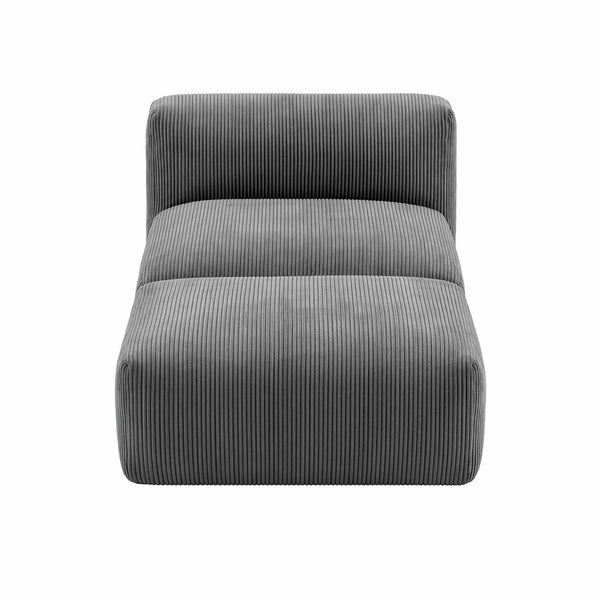Artiss Foldable Bean Bag Sofa Bed Cloud Couch Boneless Floor Lounger Chair Grey Artiss
