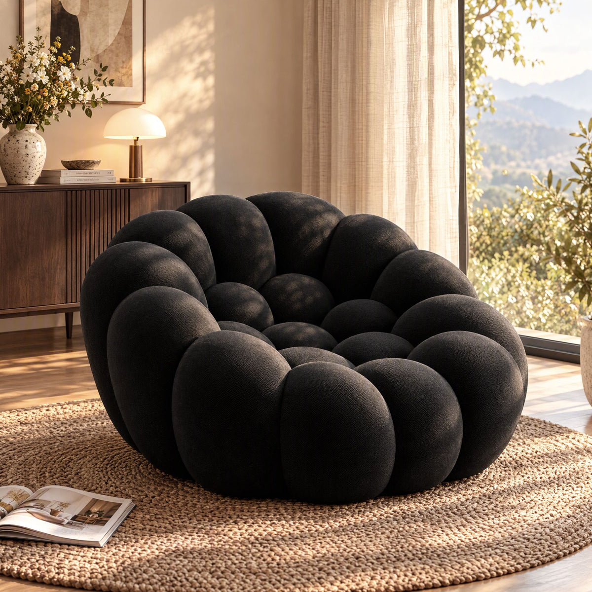 Artiss Bubble Floor Sofa Lazy Couch Single Lounge Chair Reading Accent Chairs Awezingly