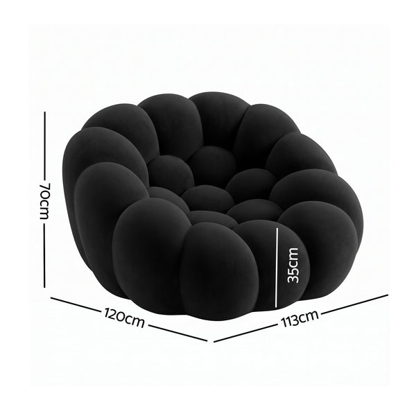 Artiss Bubble Floor Sofa Lazy Couch Single Lounge Chair Reading Accent Chairs Awezingly