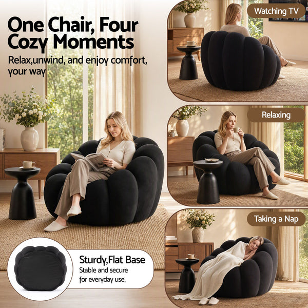 Artiss Bubble Floor Sofa Lazy Couch Single Lounge Chair Reading Accent Chairs Awezingly