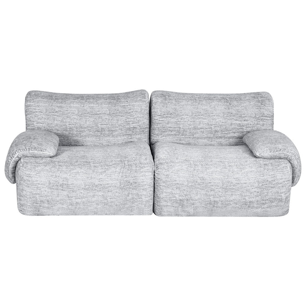 Artiss 2 Seater Sofa Modular Sectional Sofas Couch Bed No Assembly Living Room Grey Awezingly