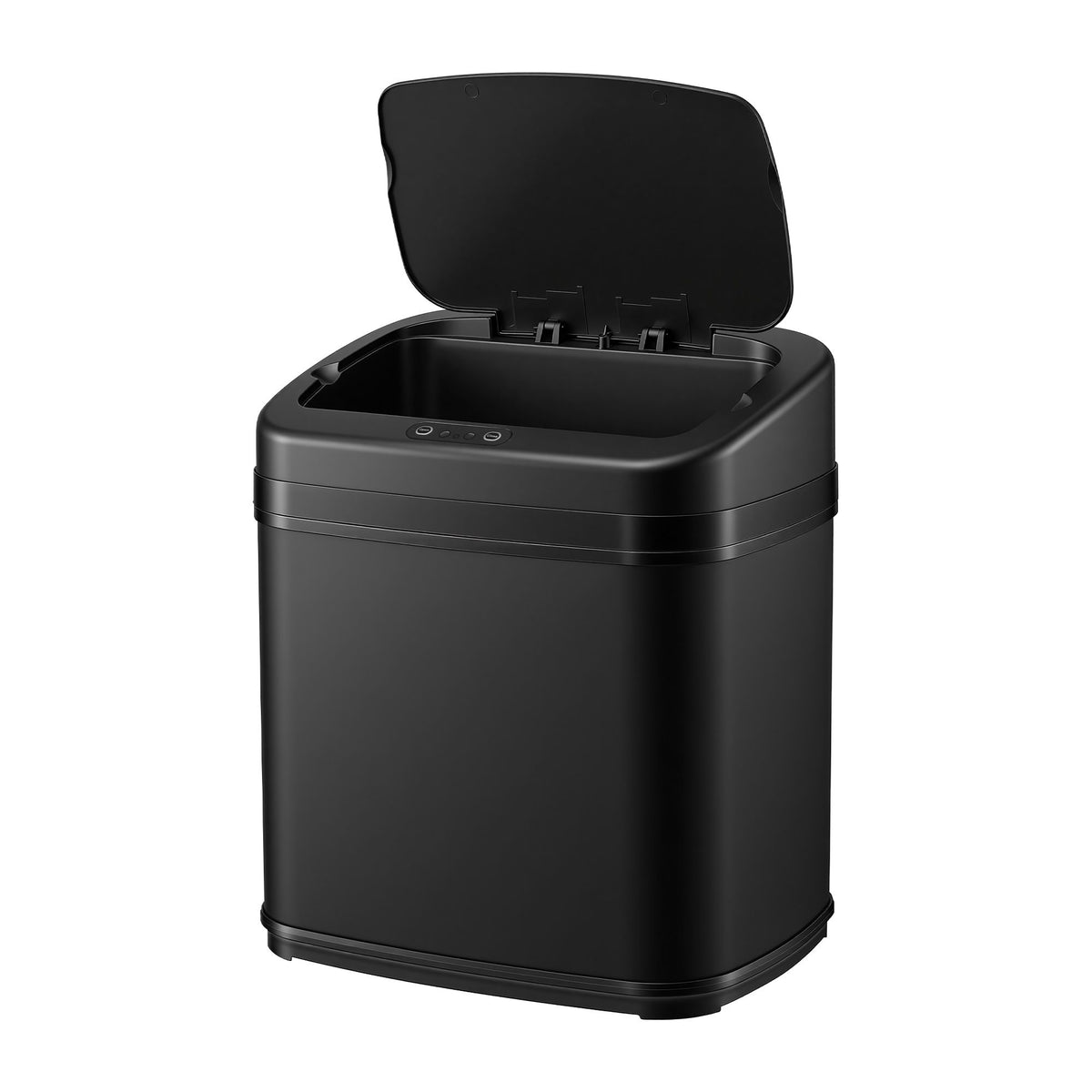 Devanti 15L Motion Sensor Bin Touchless Bins Soft-Close Rubbish Trash Can Black Awezingly