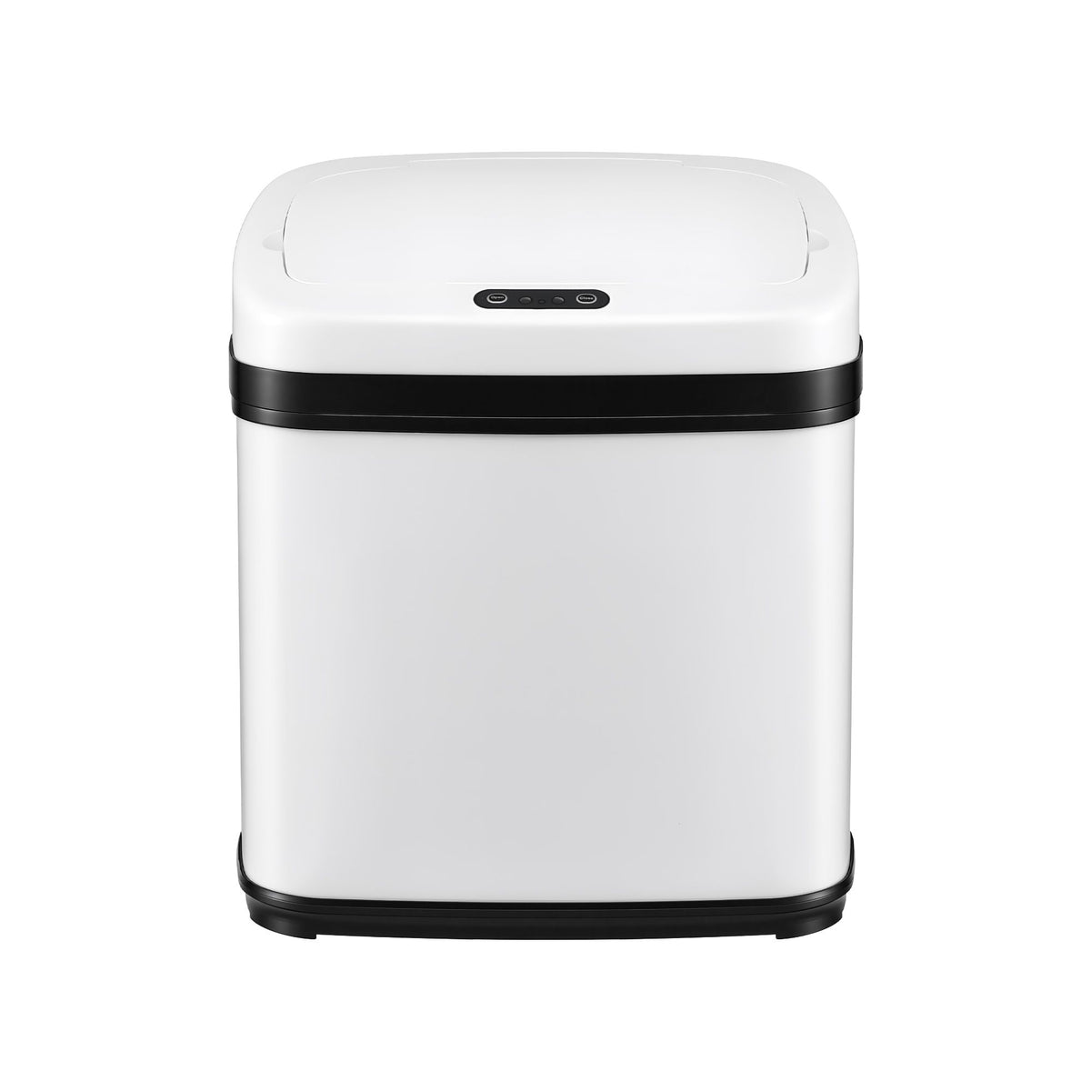 Devanti 15L Motion Sensor Bin Touchless Bins Soft-Close Rubbish Trash Can White Awezingly