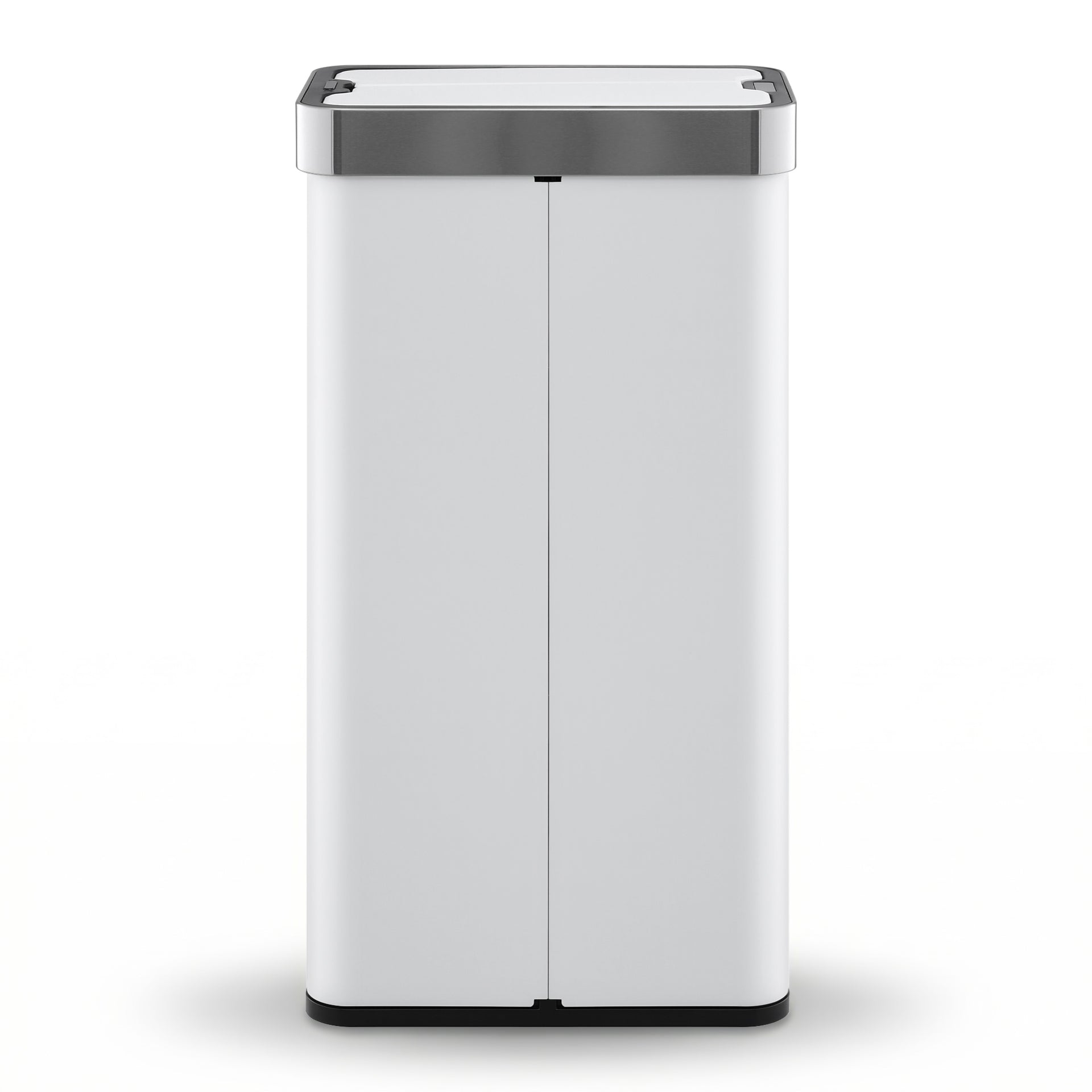Devanti Rubbish Bin 70L Automatic Sensor Kitchen Bin, Slim Smart Garbage Can Touchless Rectangular with Liner Holder, Fully Closed Lid for Bedroom, Bathroom, Living Room, White Awezingly