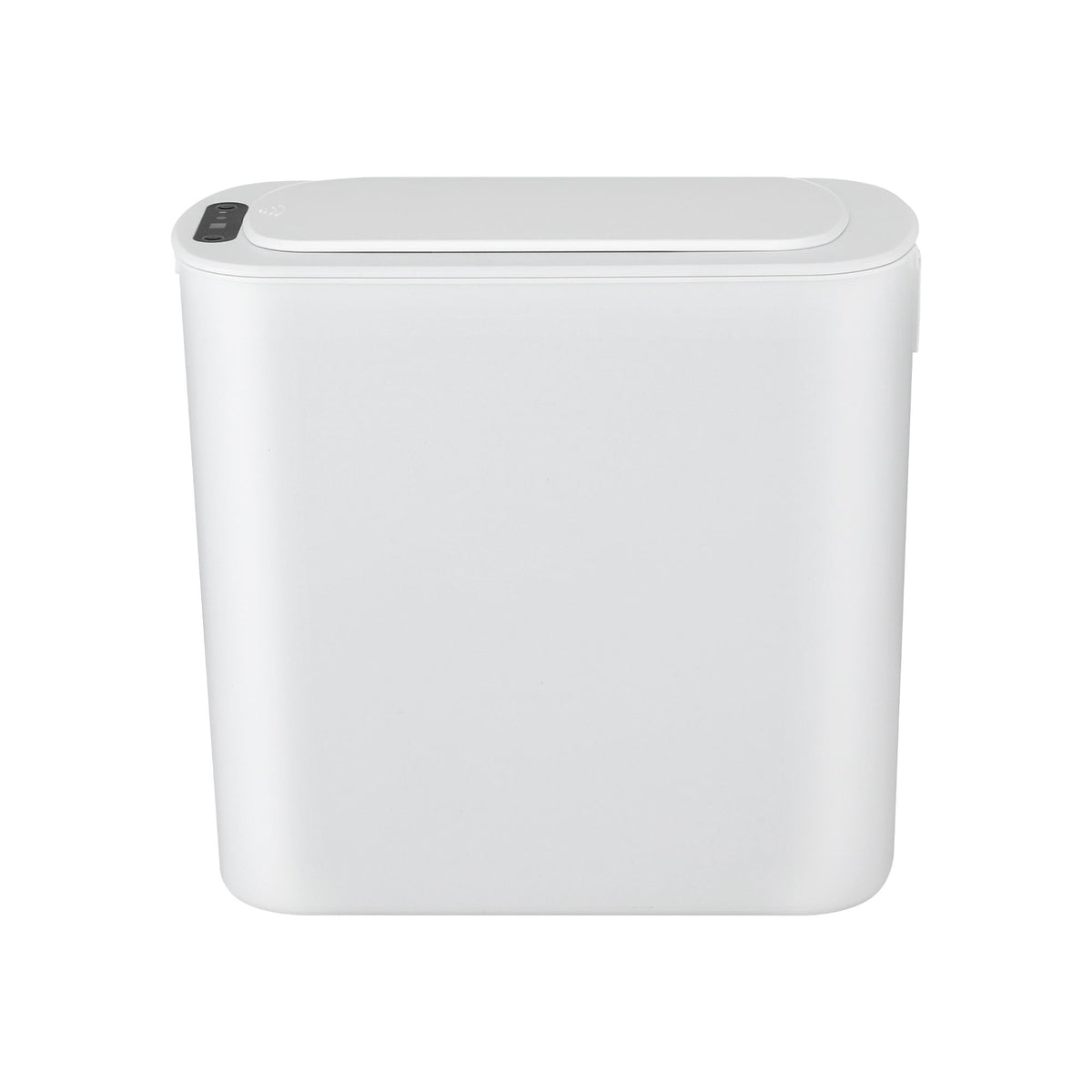 Devanti Automatic Trash Bin with Lid 11L Motion Sensor Kitchen Bin Touchless Garbage Can Modern White Plastic Slim Rubbish Bin with Liner Holder for Kitchen, Home, Office Awezingly
