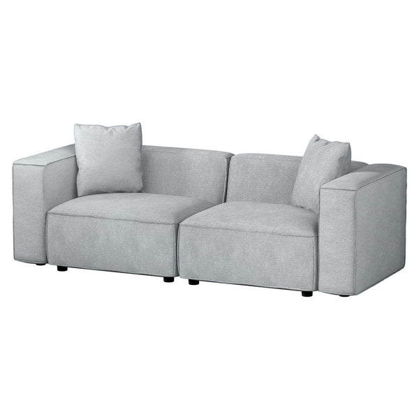 Artiss Modular Sofa Chaise Set 2-Seater Grey Artiss