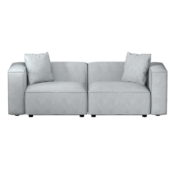 Artiss Modular Sofa Chaise Set 2-Seater Grey Artiss