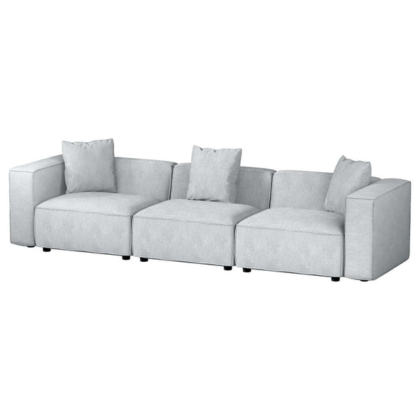 Artiss Modular Sofa Chaise Set 3-Seater Grey Artiss