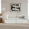 Artiss Convertible Folding Sofa Bed Beign