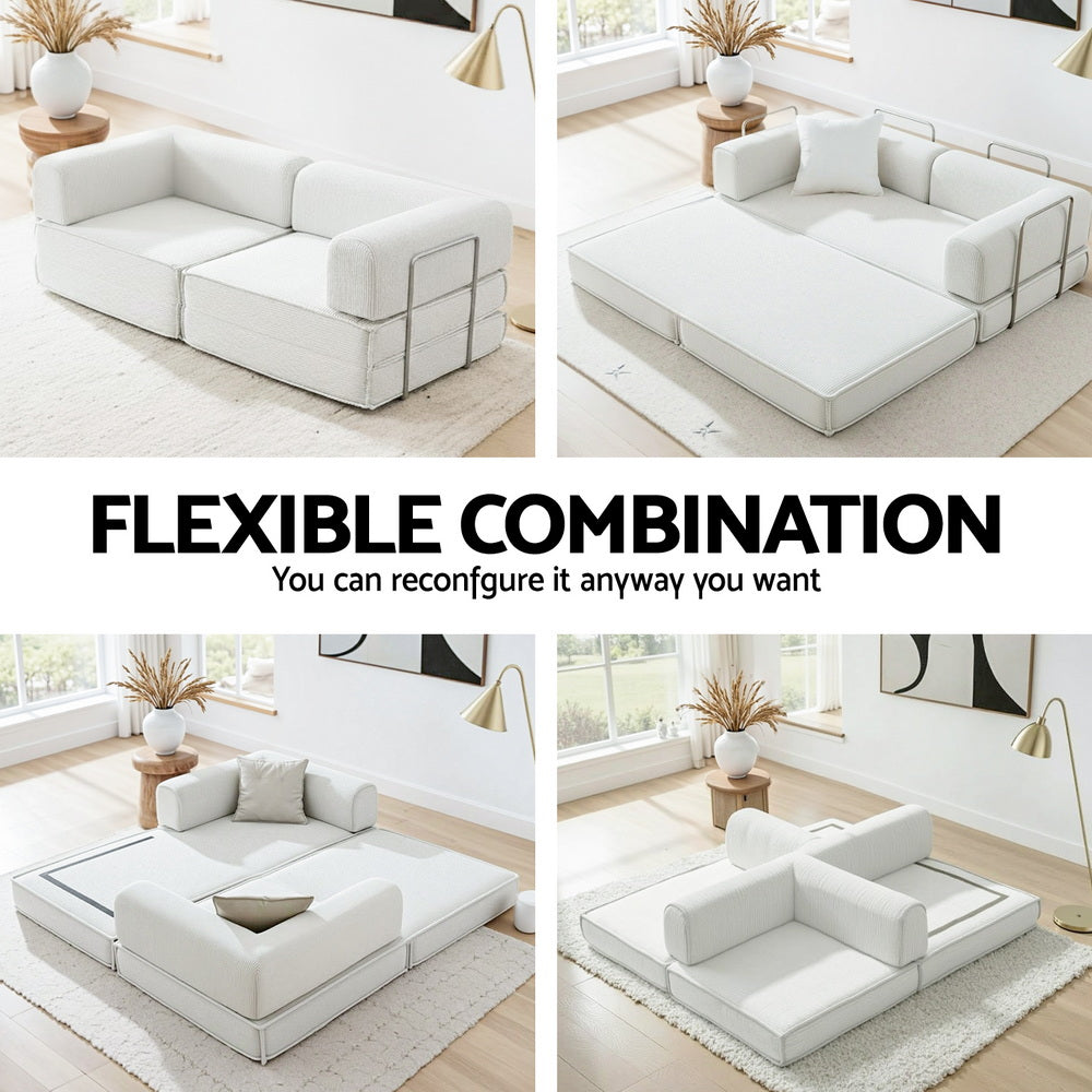 Artiss Convertible Folding Sofa Bed Beign Awezingly