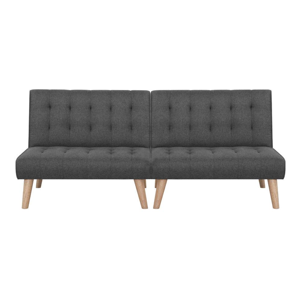 Artiss 2x Sofa Bed Couch Single Seater Fabric Grey Artiss