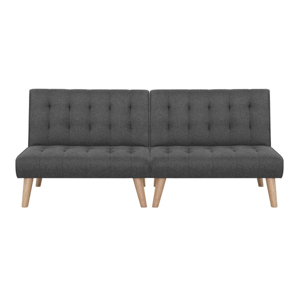 Artiss 2x Sofa Bed Couch Single Seater Fabric Grey Artiss