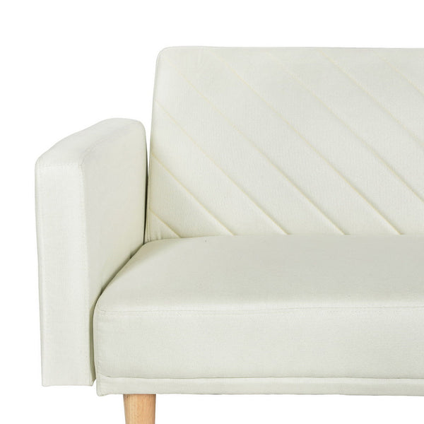 Artiss Sofa Bed 195CM Beige Faux Linen Artiss