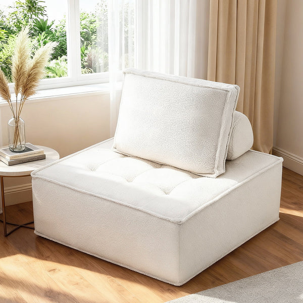 Artiss Floor Sofa Lounge Chair with Pillow Awezingly