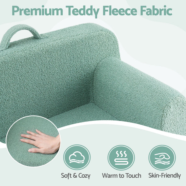 Artiss Sofa Foam Couch with Carry Handle Mint Green Awezingly