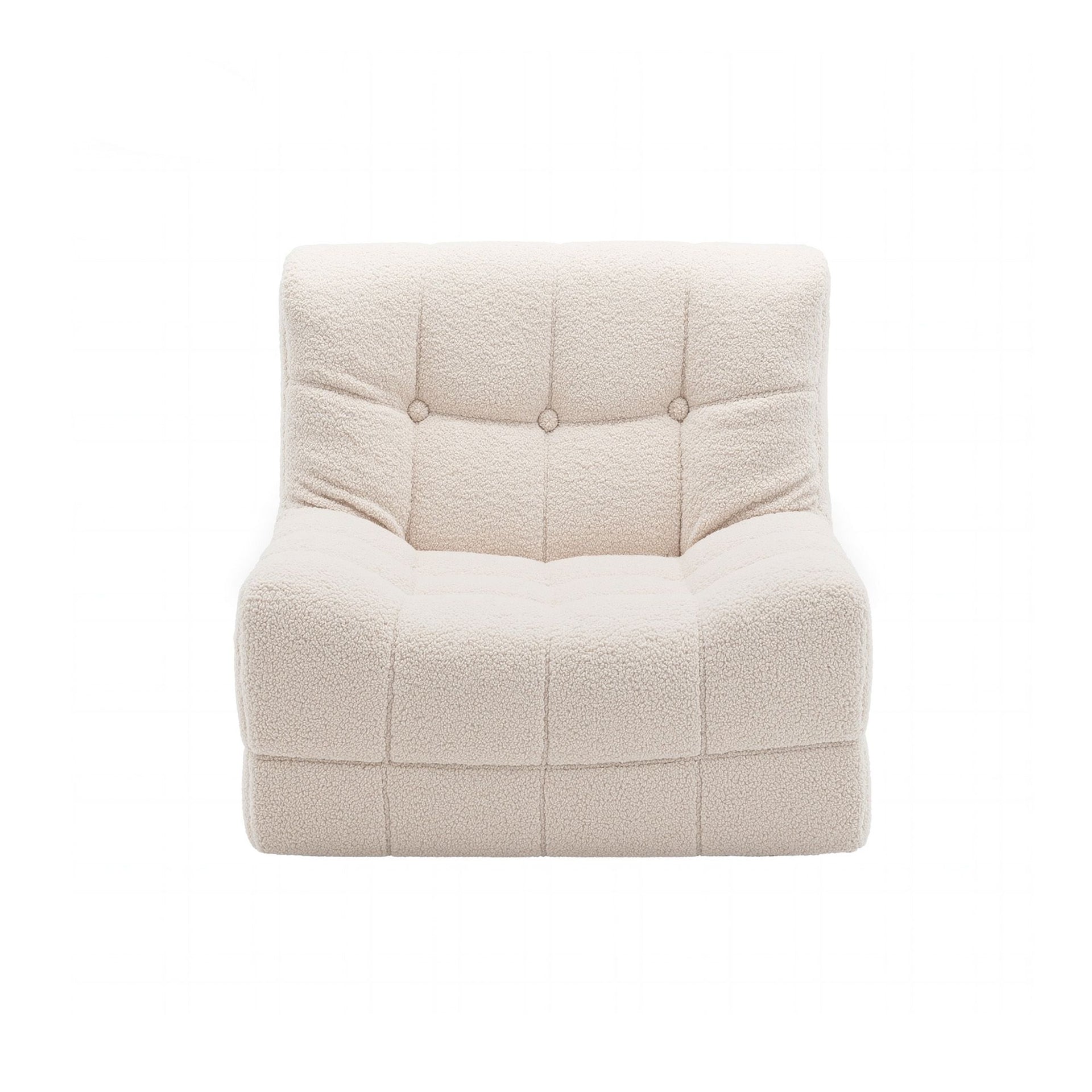 Artiss Set of 3 Sofa Modular Boneless Couches No Assembly White Awezingly