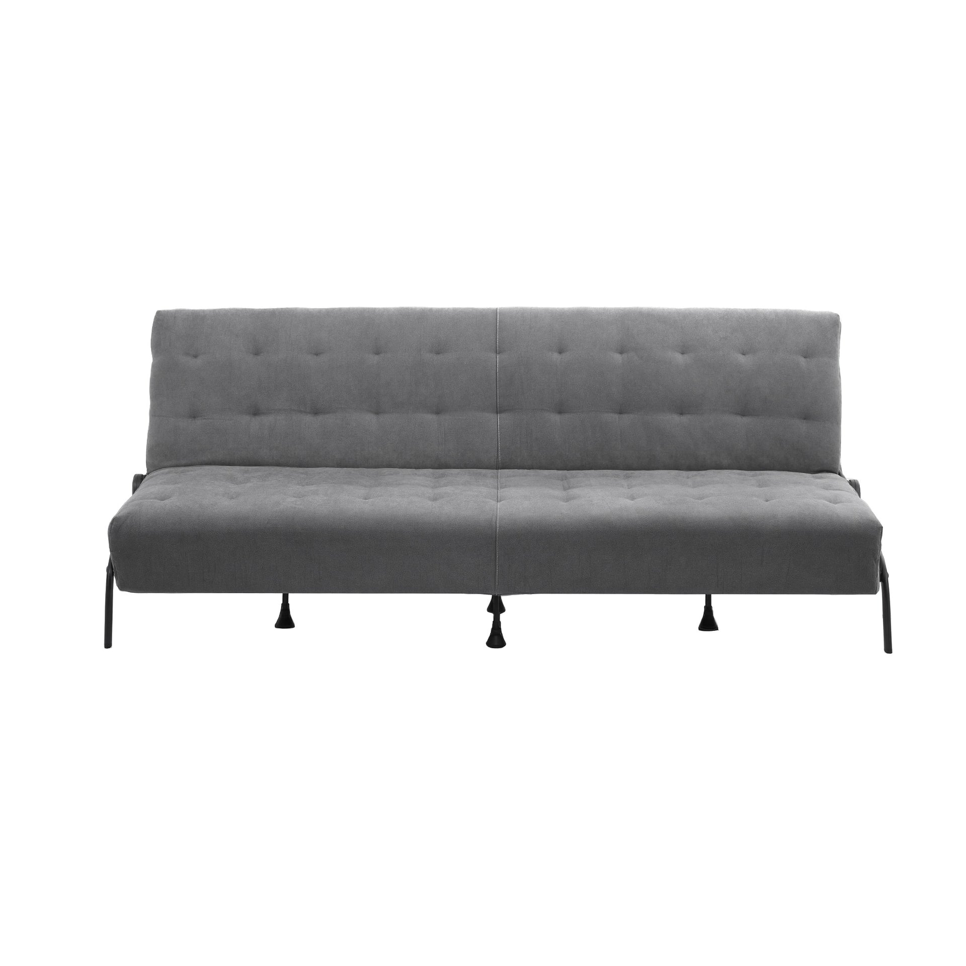 Artiss Sofa Bed, 1.9m 3-Seater Soft Innerspring Adjustable Couch Futon Chair for Apartment Dorm Living Room Office Study Bedroom, Grey Awezingly