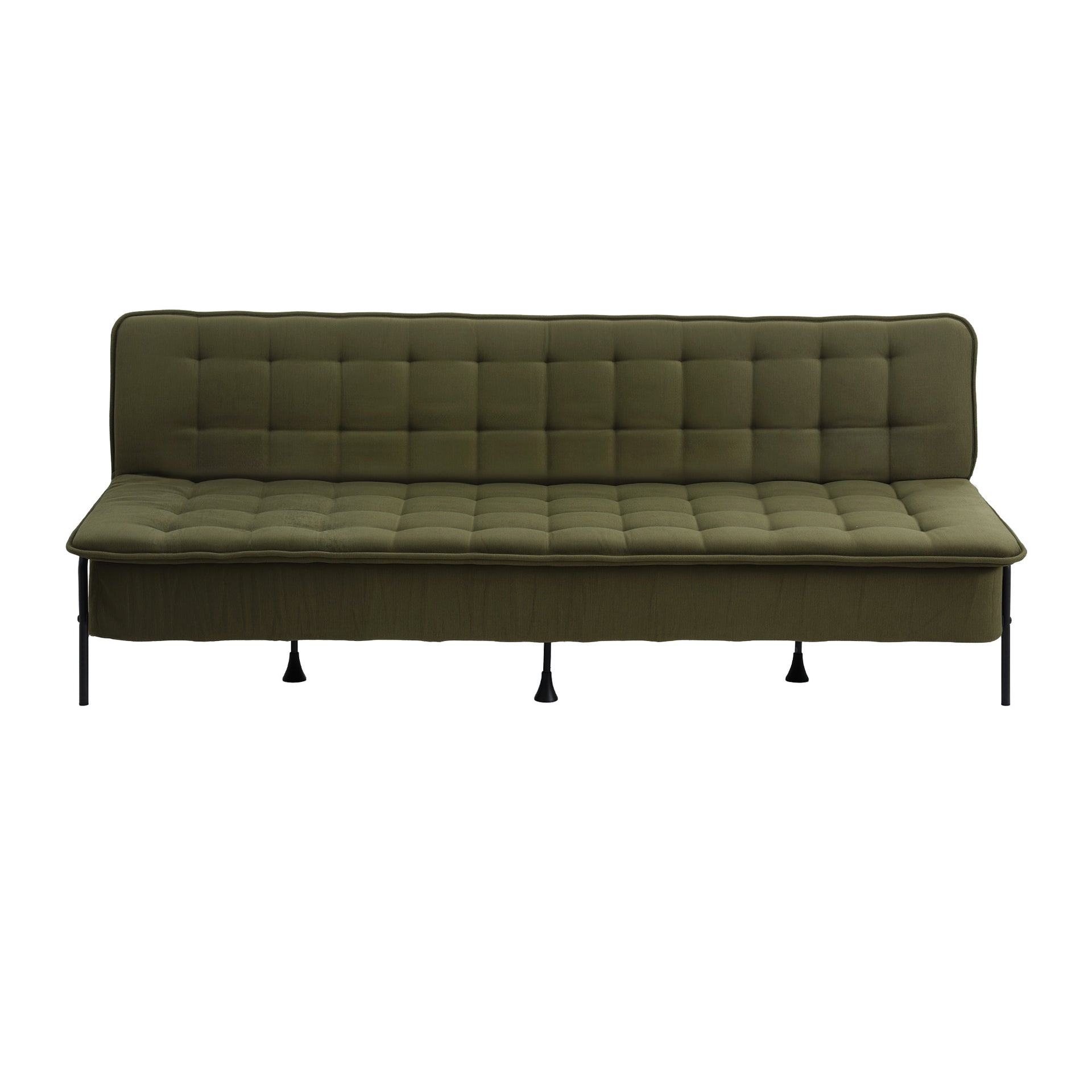Artiss Sofa Bed, 1.9m 3-Seater Soft Innerspring Adjustable Couch Futon Chair for Apartment Dorm Living Room Office Study Bedroom, Green Awezingly
