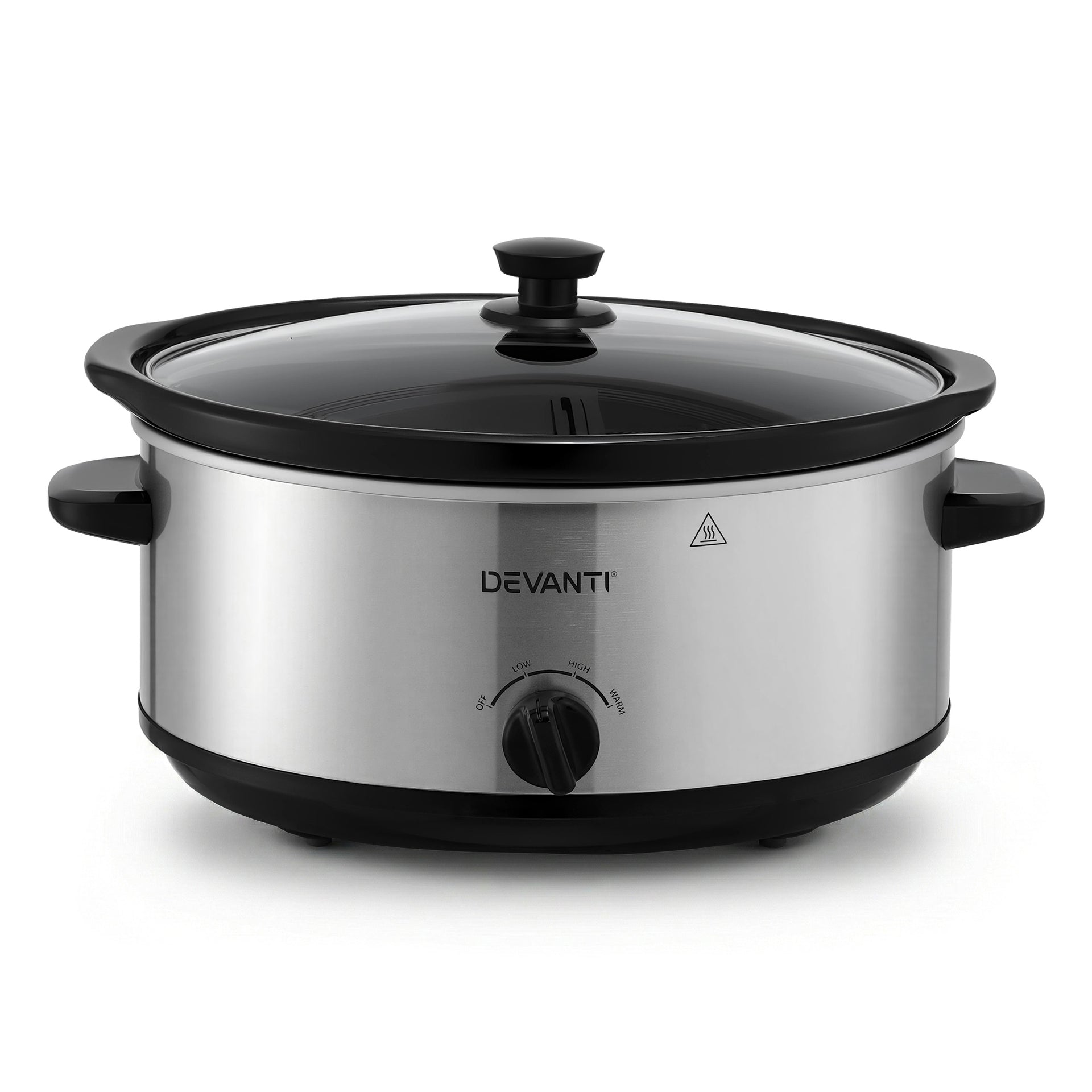 Devanti 6.5L Slow Cooker Electric Multi Cooker with 3 Heat Settings and Keep Warm Function Awezingly