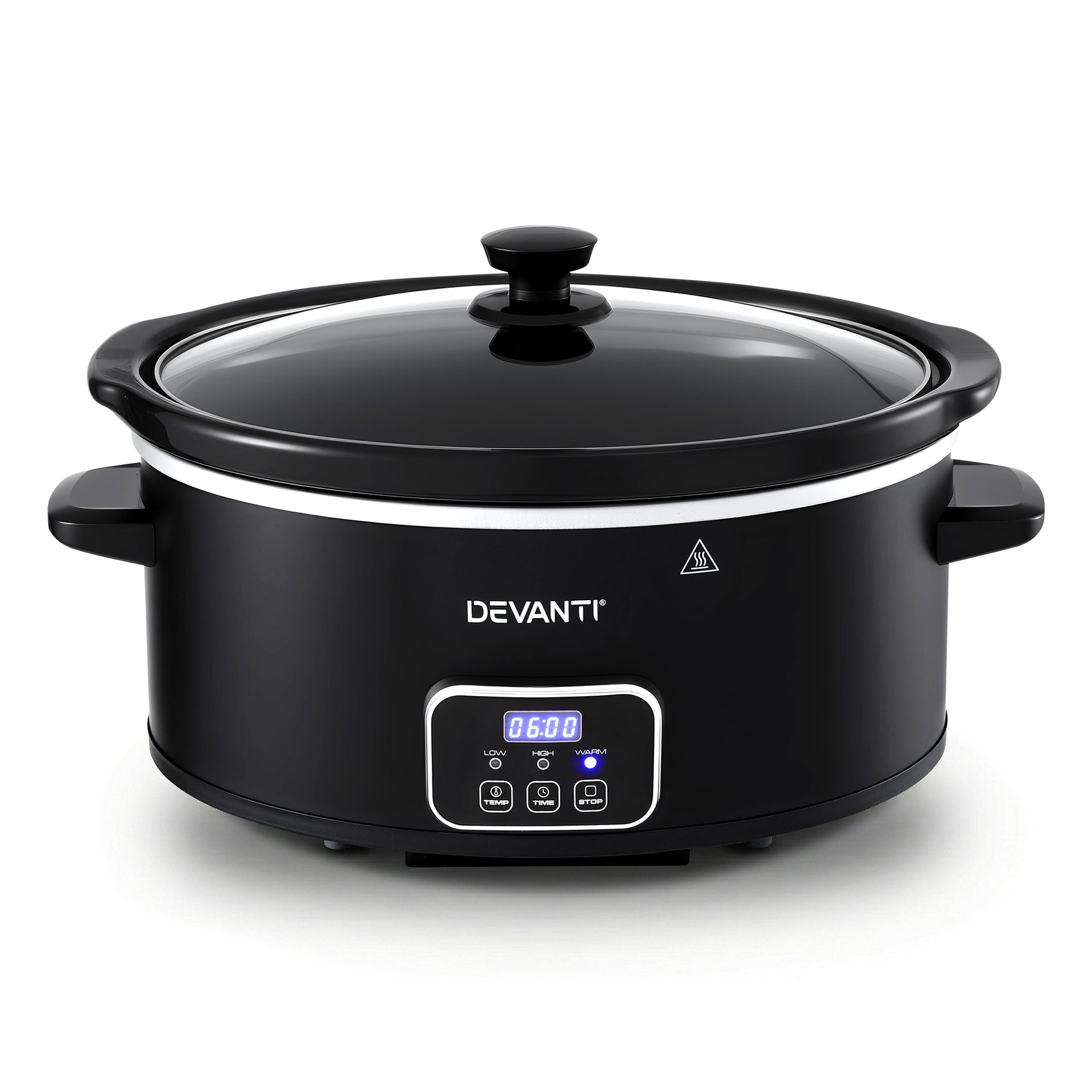 Devanti 5.6L Slow Cooker Electric Multi Cooker with 3 Heat Settings and Keep Warm Function Awezingly