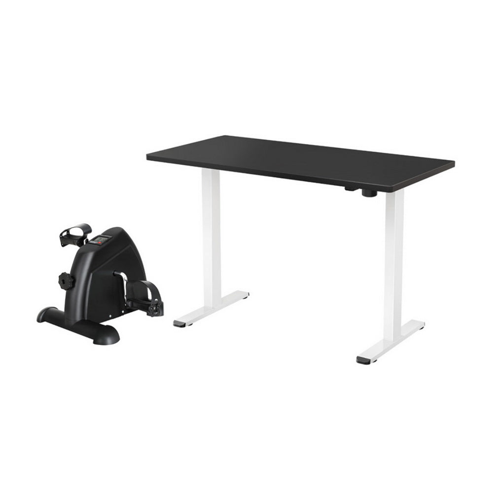 140cm Artiss Electric Standing Desk with Mini Pedal Exercise Bike Home Office Artiss