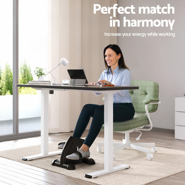 140cm Artiss Electric Standing Desk with Mini Pedal Exercise Bike Home Office Artiss