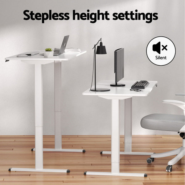 Artiss 120cm Electric Standing Desk with Mini Peal Exercise Bike Home Office Artiss