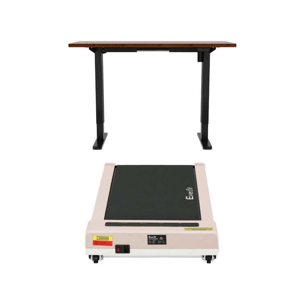Everfit 140cm Automatic Standing Desk with 360 mm Electric Walking Pad Treadmill Everfit