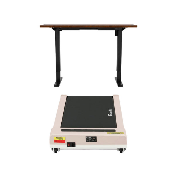 Everfit 140cm Automatic Standing Desk with 360 mm Electric Walking Pad Treadmill Everfit