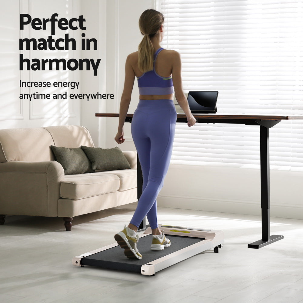 Everfit 140cm Automatic Standing Desk with 360 mm Electric Walking Pad Treadmill Everfit
