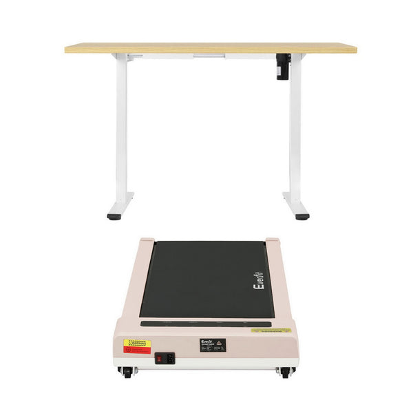 Artiss Electric Treadmill with 140cm Automatic Standing Desk Walking Pad 360mm Artiss
