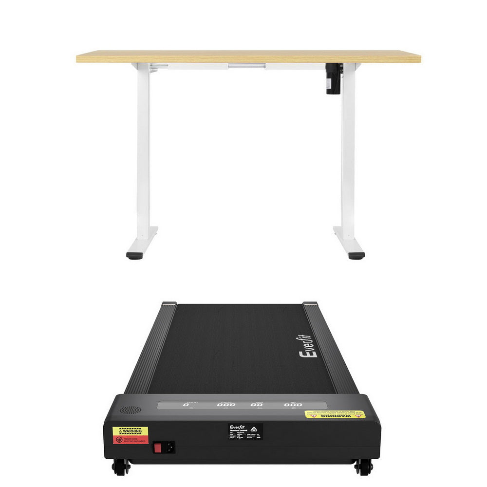 Artiss Electric Treadmill with 140cm Automatic Standing Desk Walking Pad 400mm Artiss
