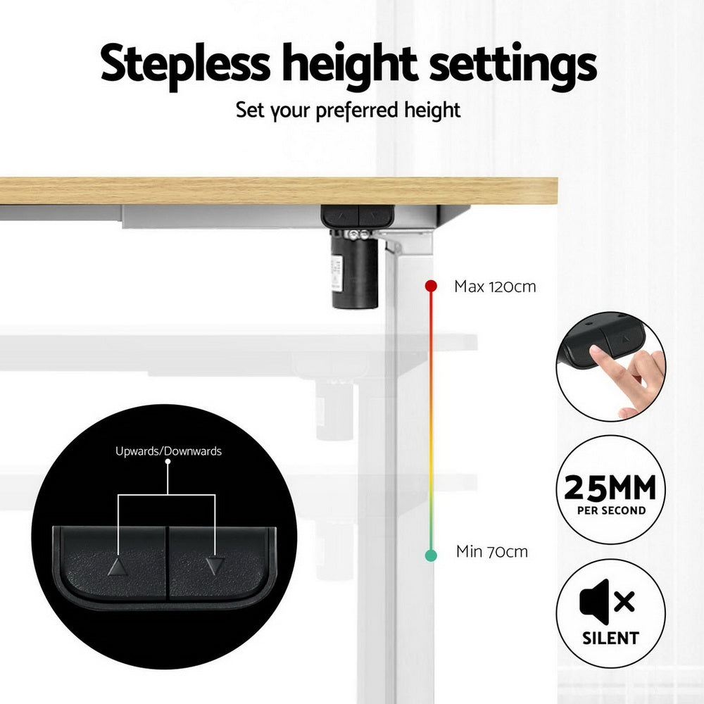 Artiss Electric Treadmill with 140cm Automatic Standing Desk Walking Pad 400mm Artiss
