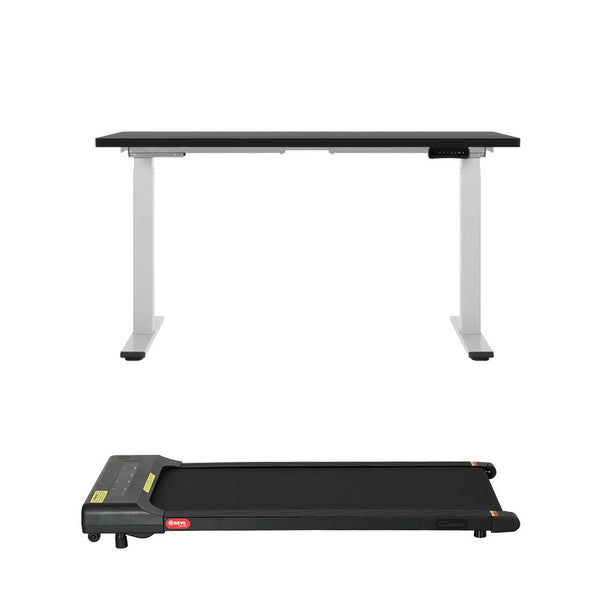 Everfit 120cm Automatic Standing Desk with 400mm Electric Walking Pad Treadmill Everfit